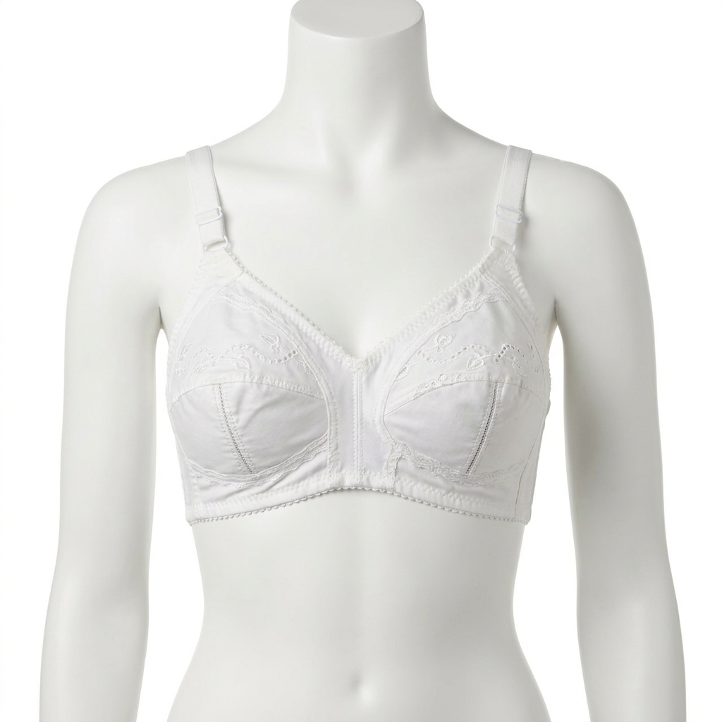 888 Delux wireless bra in Skin and Black — Front View | Candy Pakistan