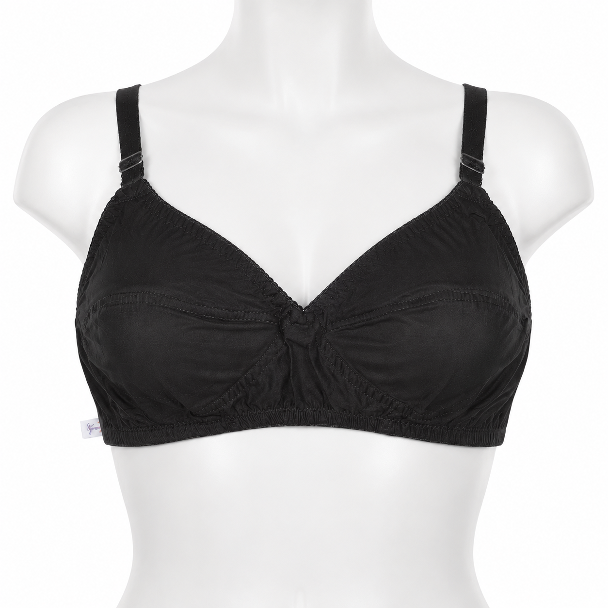 Indian Loan wireless bra in Skin and Black — Front View | Candy Pakistan