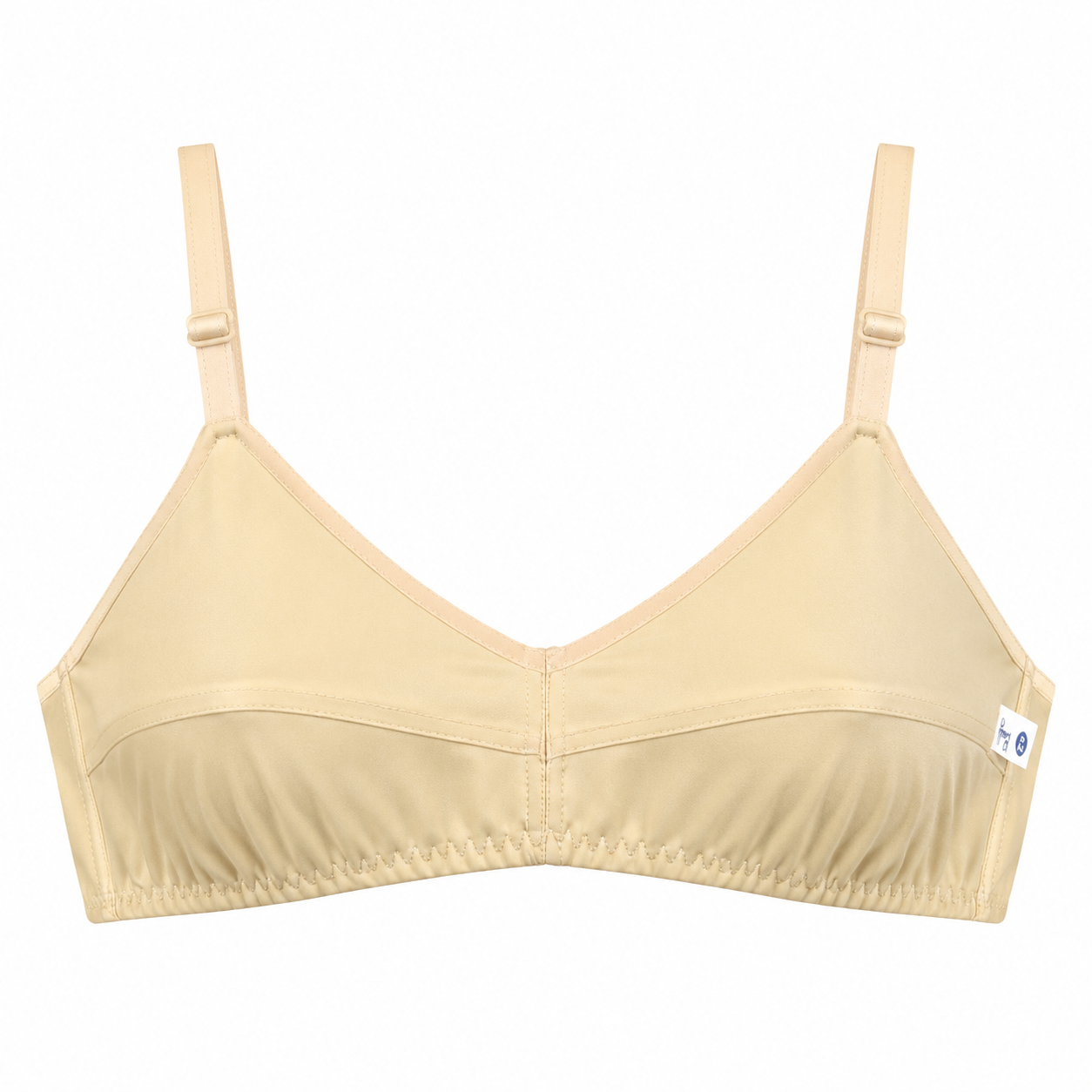111 Jersey wireless bra in Skin and Black — Fabric Detail | Candy Pakistan